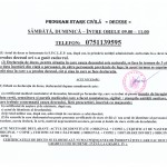 Program Stare Civila - DECESE